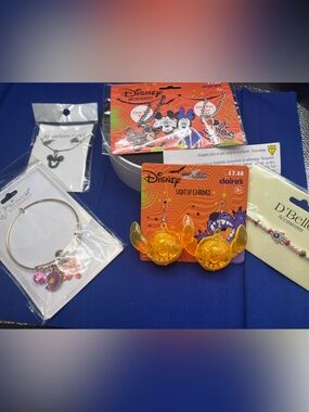 Disney Mickey & Minnie Mouse BFF Charm Necklace & More Accessories